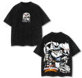 Power Rangers Dino Thunder Vintage Oversized Tee | Black Ranger x White Ranger Graphic Shirt