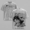 Bakugo x Deku The End & The Beginning Anime Vintage Washed Tee