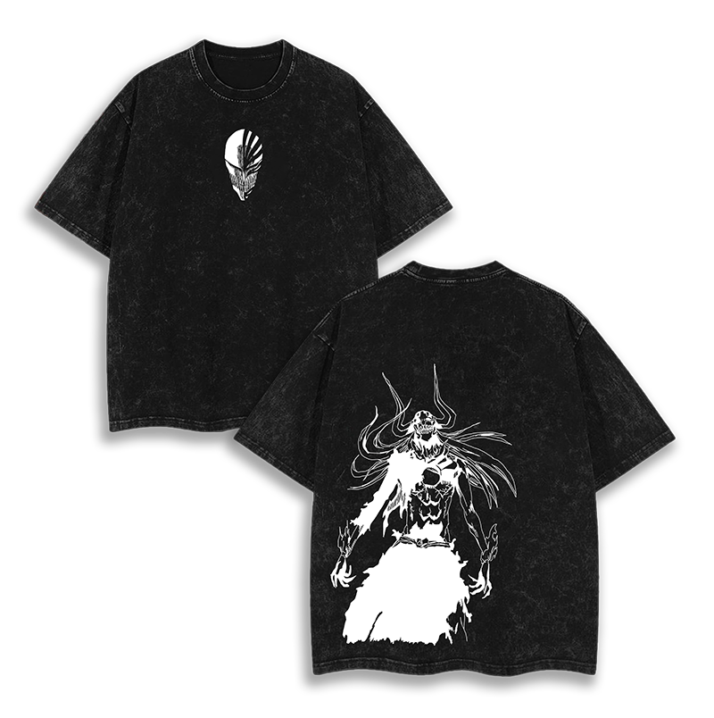 Ichigo Kurosaki Bankai Hollow Bleach Washed T-Shirt
