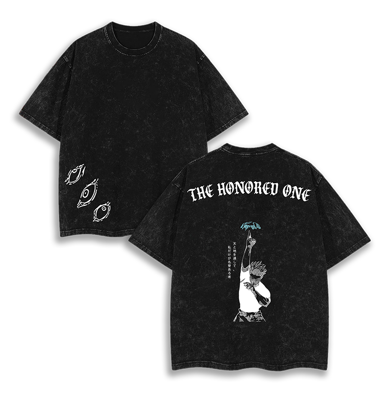 THE HONORED ONE Jujutsu Kaisen Anime Washed T-Shirt