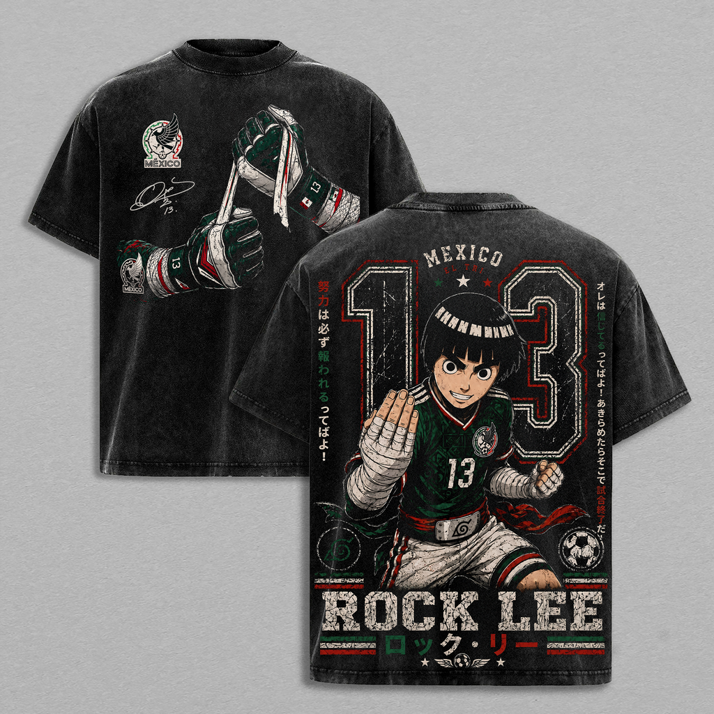 Memo Ochoa #13 Mexico Goalkeeper Anime Soccer Vintage Washed Tee