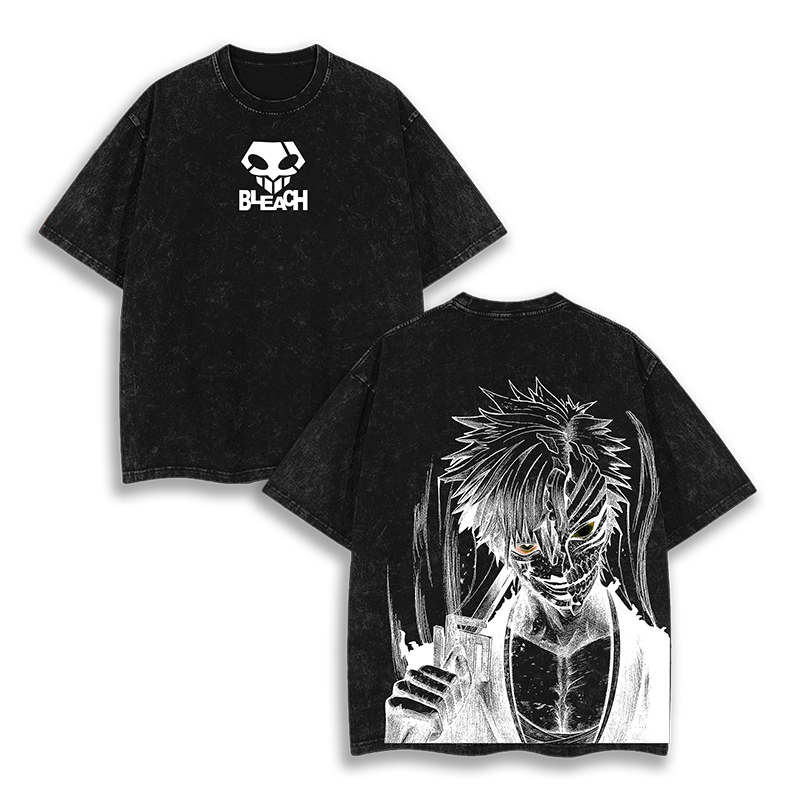 Ichigo Kurosaki V2 Bleach Washed T-Shirt