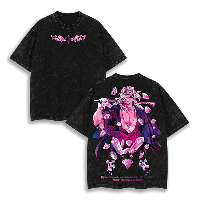 Giyu Tomioka – Water Hashira Demon Slayer Washed T-Shirt