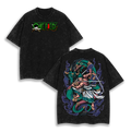 Zoro One Piece Anime  Washed T-Shirt