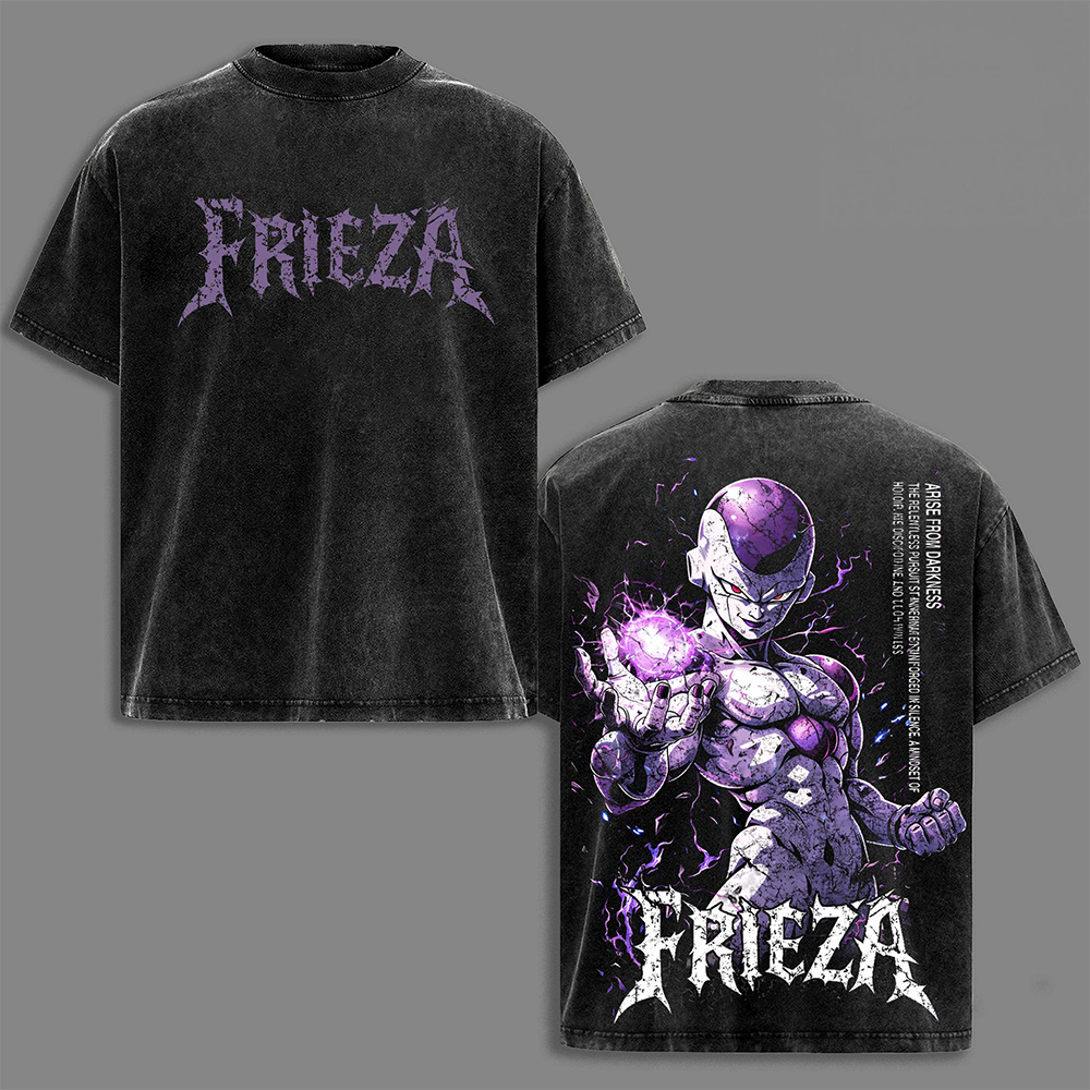 Frieza Final Form DBZ Anime Vintage Washed Tee
