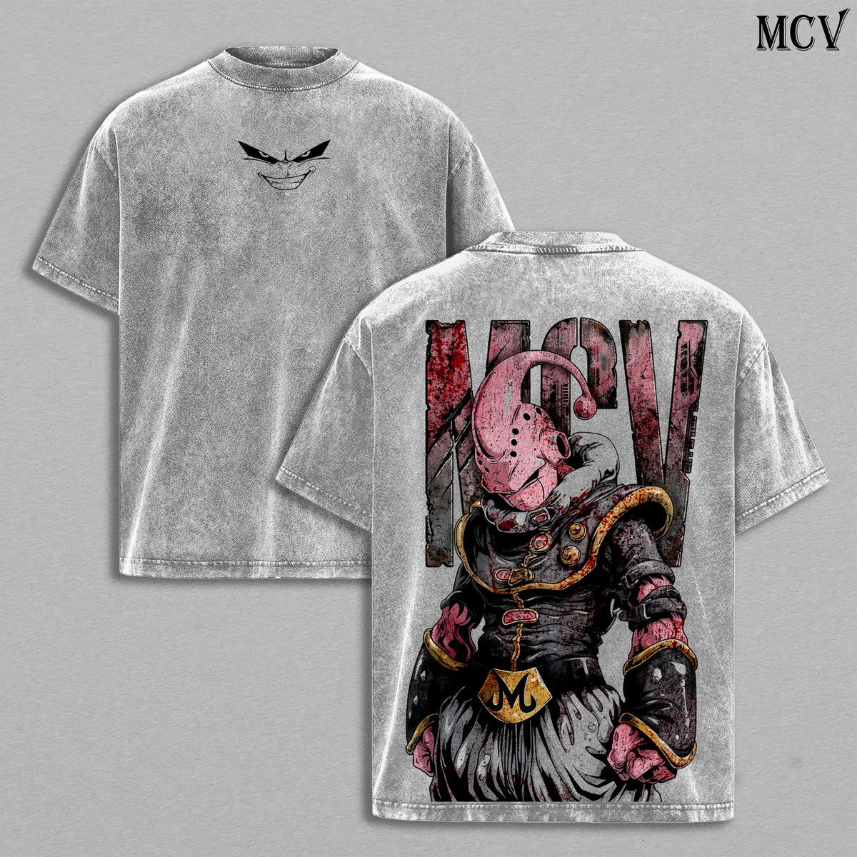 Majin Buu Kid Buu DBZ Anime Vintage Washed Tee