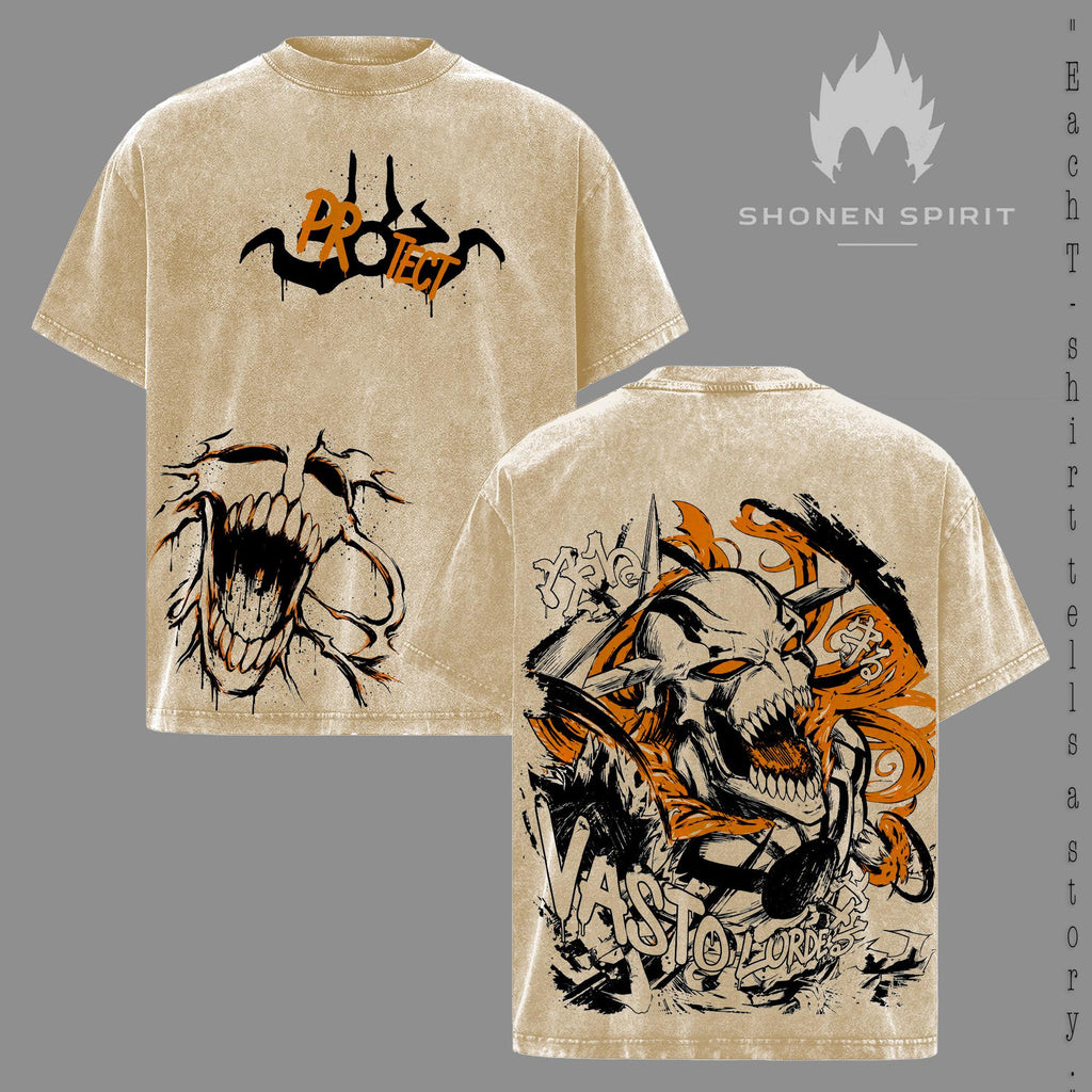 Ichigo Hollow Form Bleach Anime Vintage Washed Tee