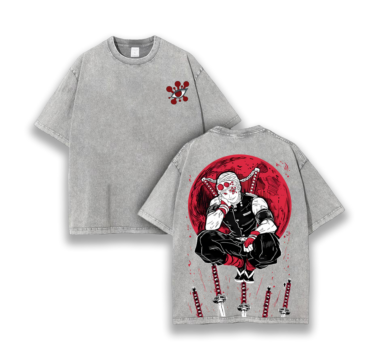 Tengen Uzui - Demon Slayer: Kimetsu No Yaiba Washed T-Shirt