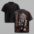 Retro Gohan DBZ Anime Vintage Washed Tee