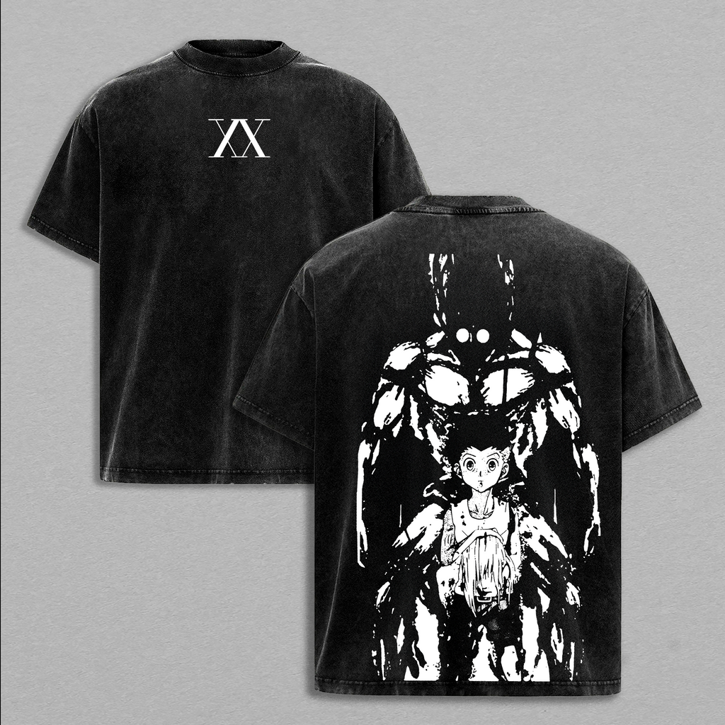 Limited Gon Freecss Hunter X Hunter Anime Vintage Washed Tee