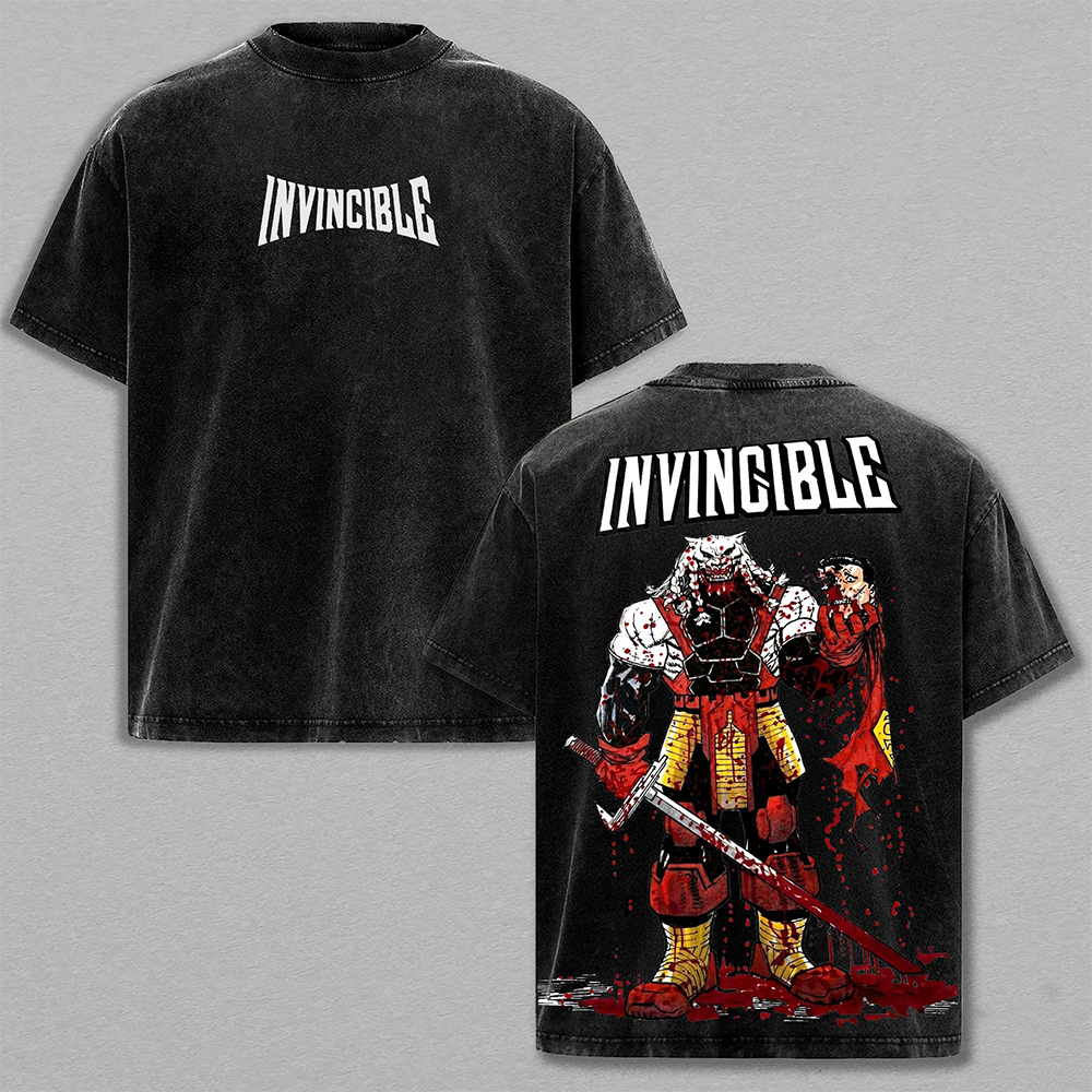 Battle Beast Invincible Vintage Washed Tee