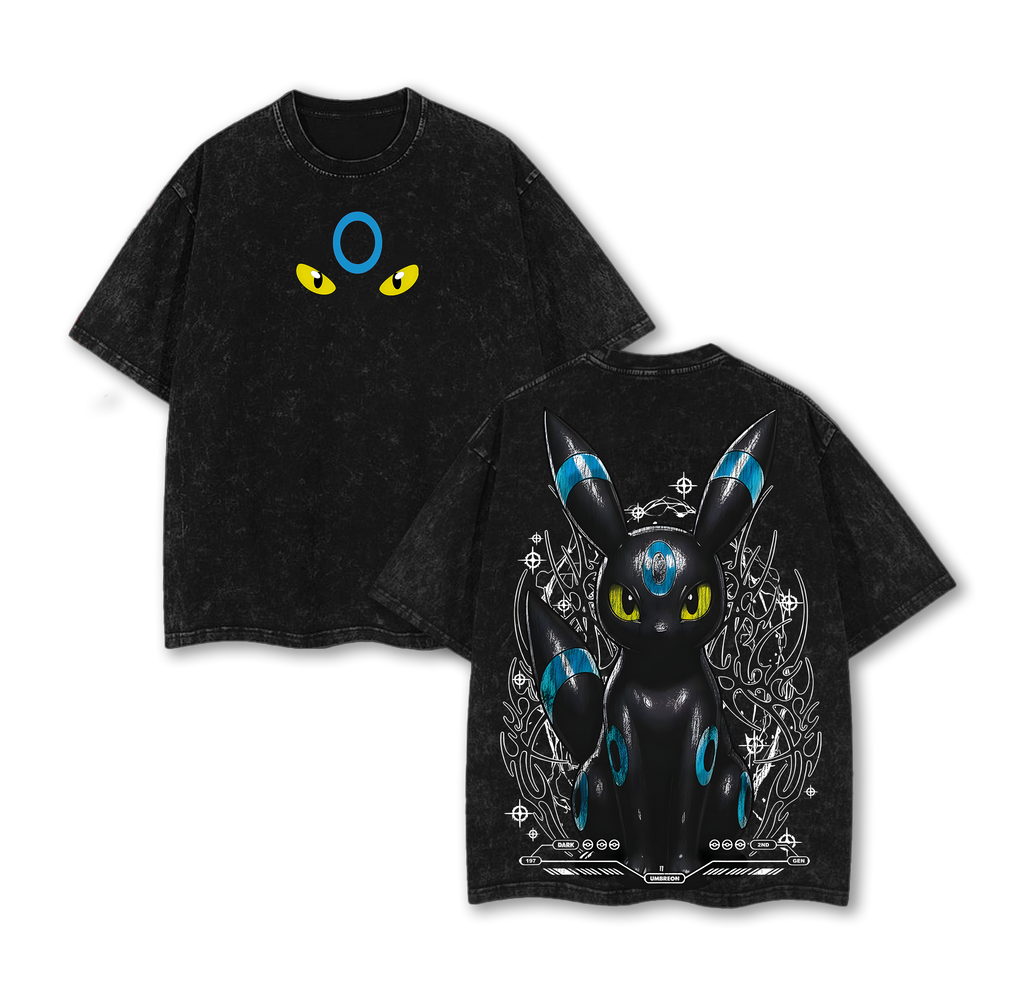 Umbreon V.2 Pokemon Washed T-Shirt