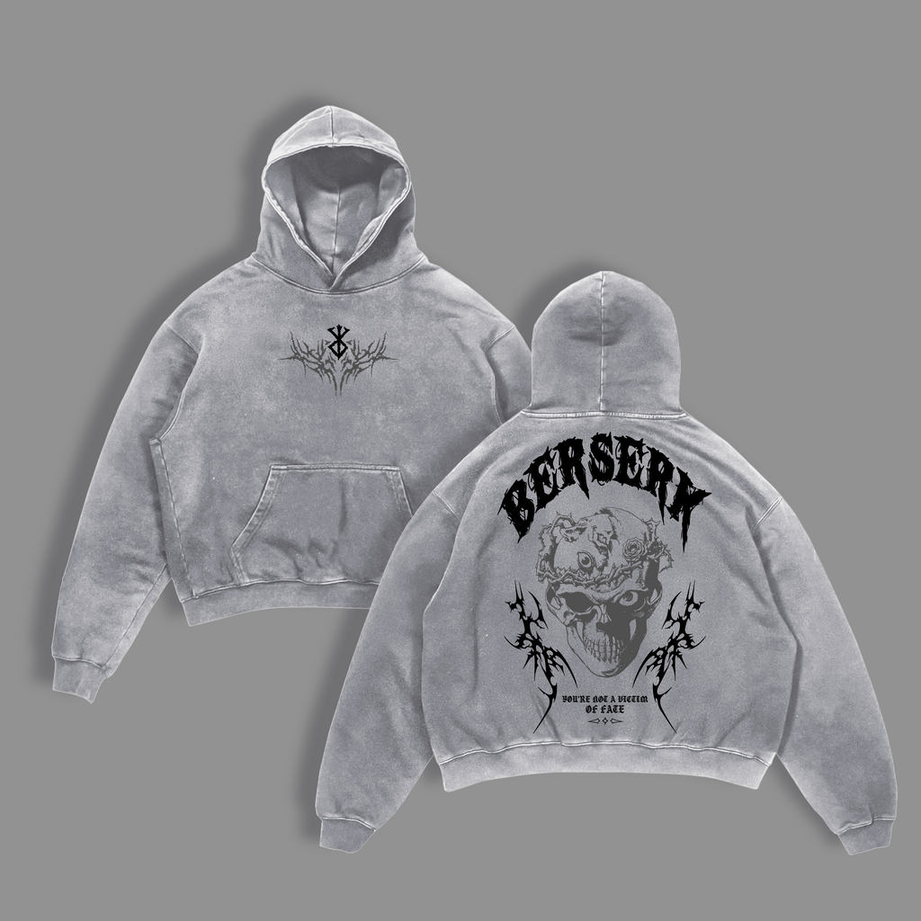 Berserk Double Printed Anime Vintage Washed Tee