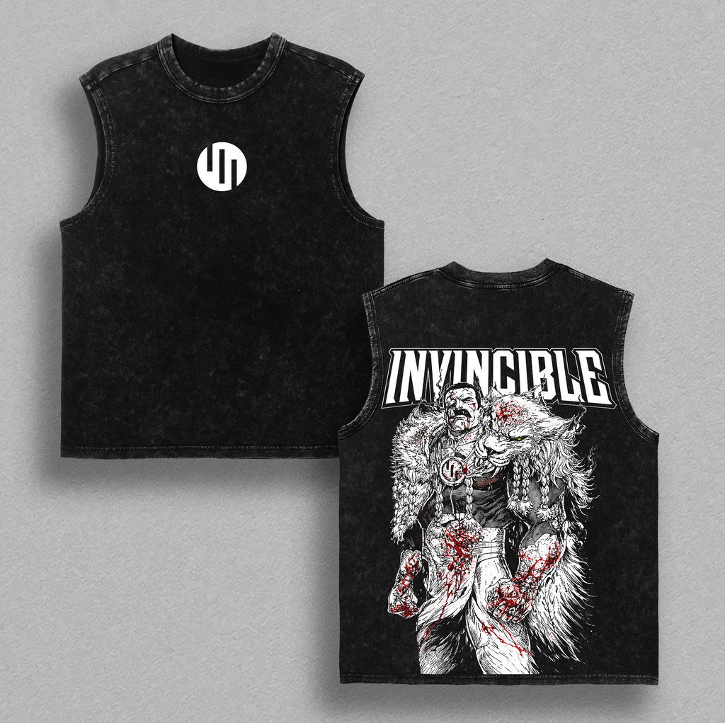 Thragg Invincible Viltrumite Empire Anime Vintage Washed Tee