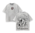 Doflamingo One Piece Anime Double Printed Vintage Washed Tee