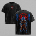 Kakarot Saiyan Ultra Instinct DB Super Anime Vintage Washed Tee