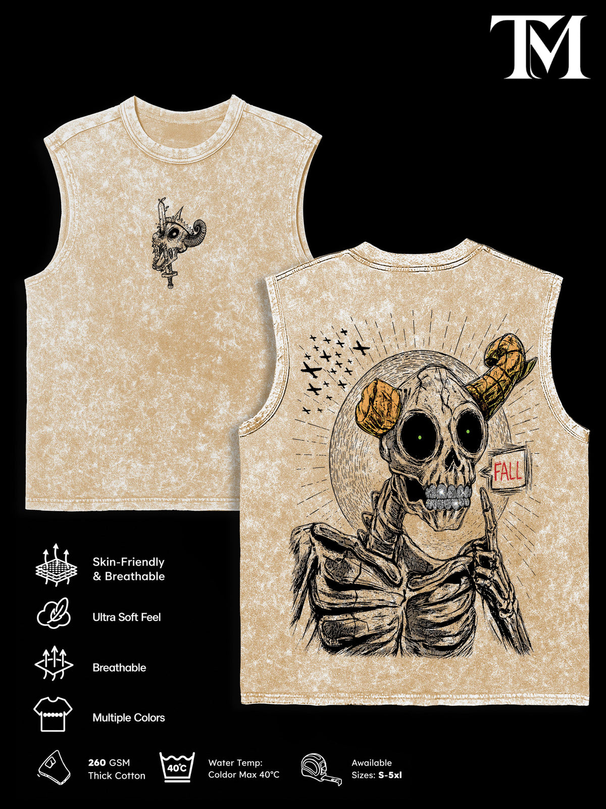 Adventure Time The Lich T-Shirt & Tank Top – Vintage Cosmic Skeleton Graphic Tee, Oversized Unisex Horror Fan Merch Gift