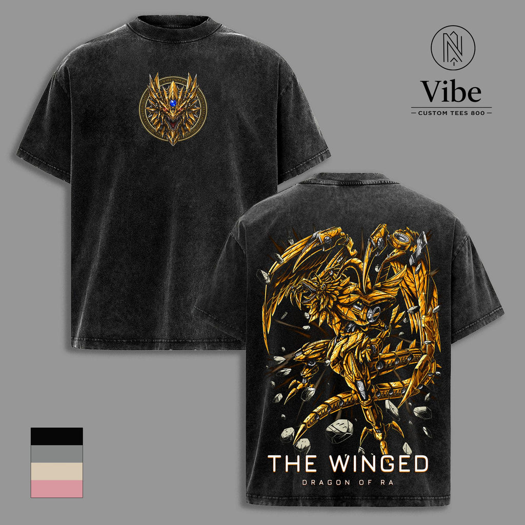 The Winged Dragon of Ra Yu-Gi-Oh Anime Vintage Washed Tee