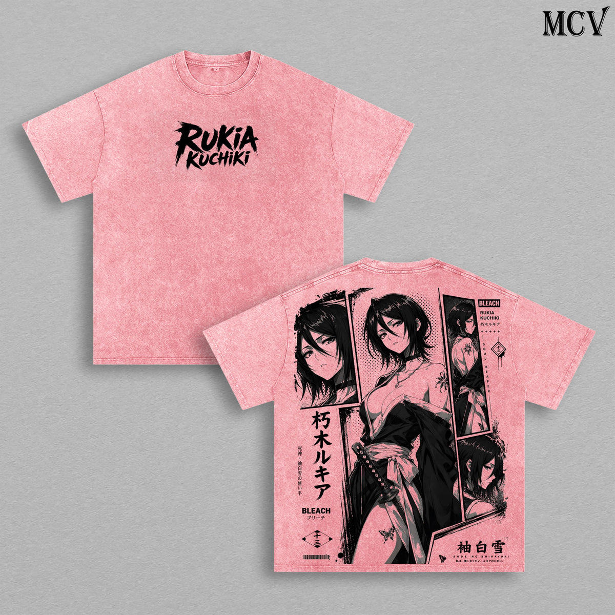 Rukia Kuchiki Bleach Thousand-Year Blood War Anime Vintage Washed Tee