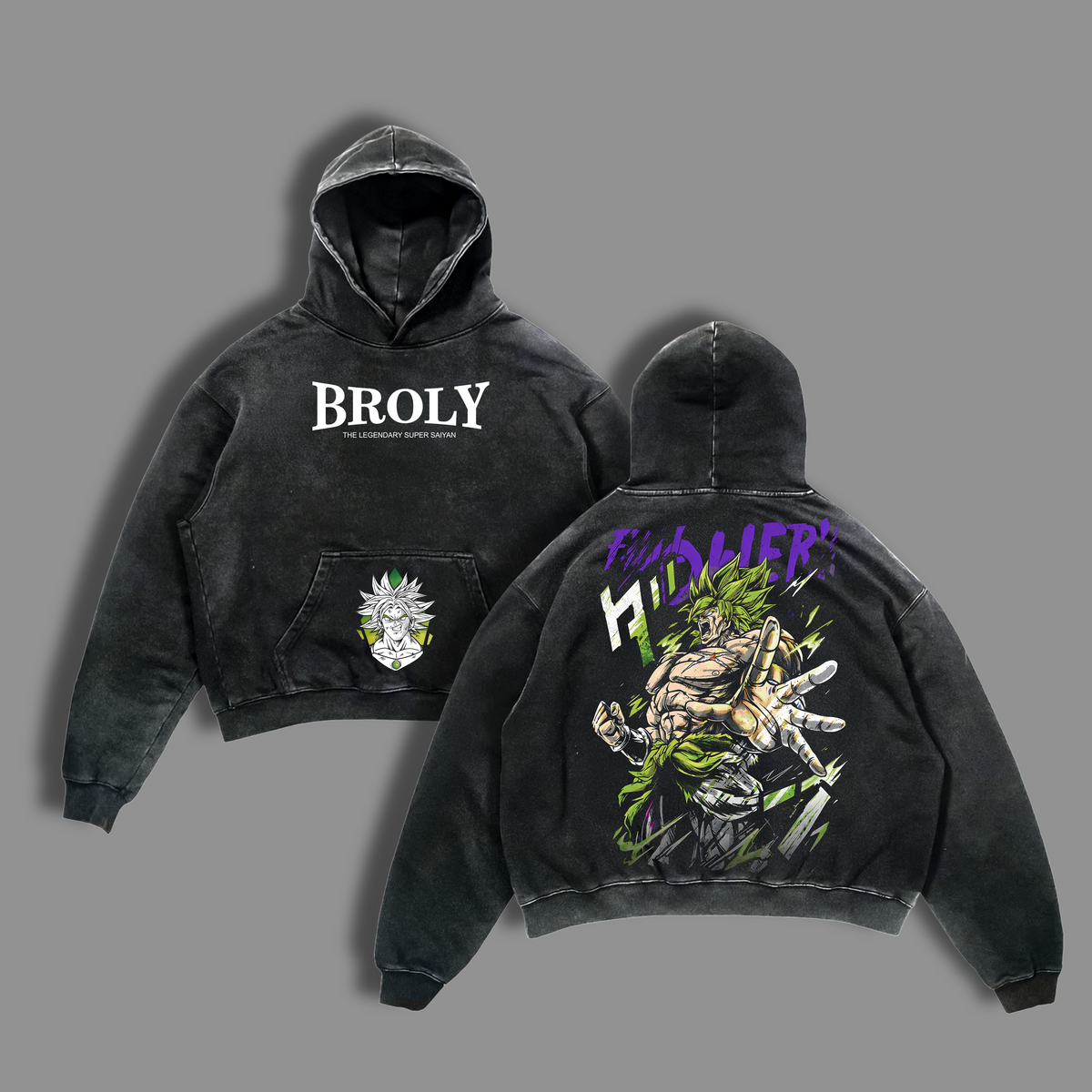 Broly The Legendary DBZ Anime Vintage Washed Tee