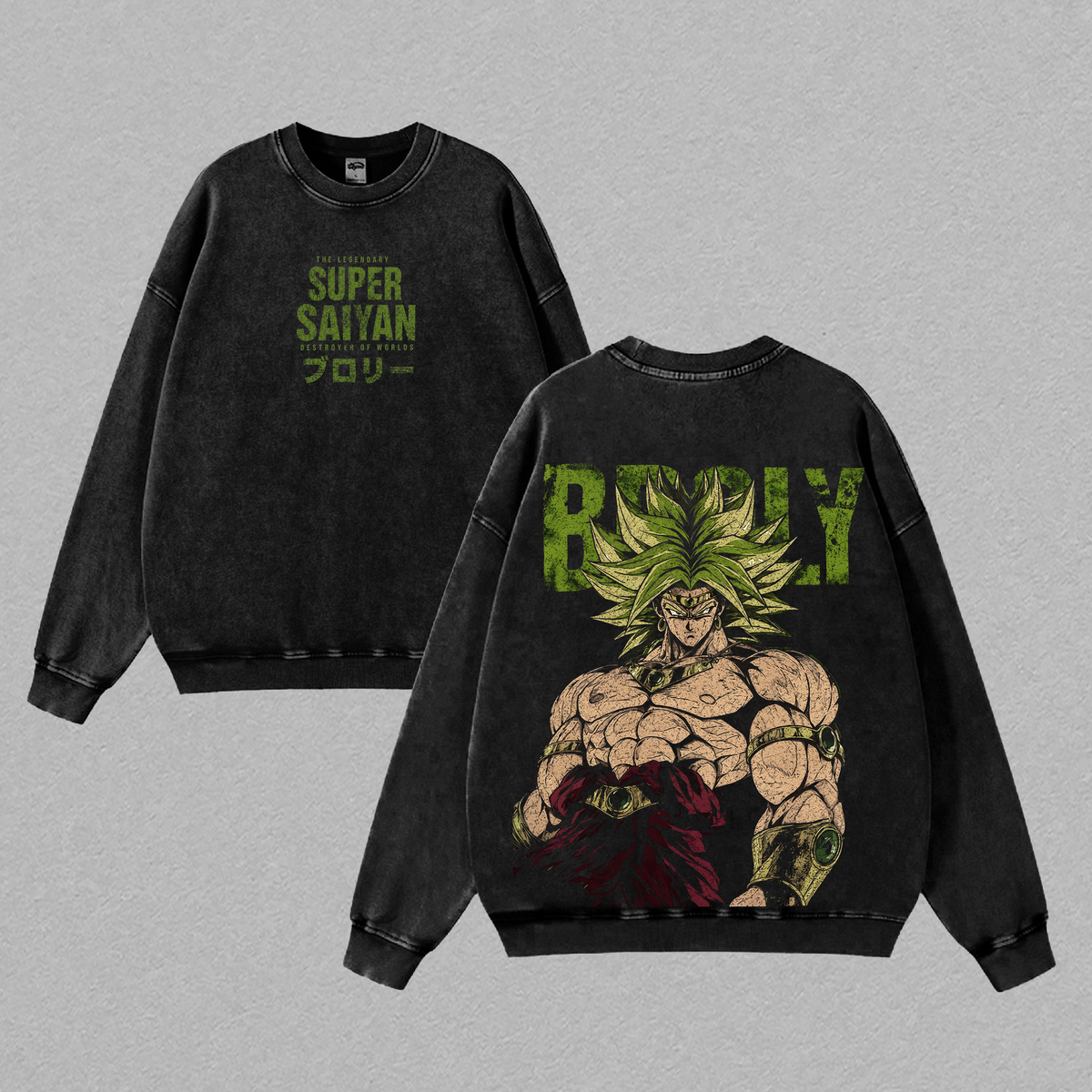 Broly DBZ Legendary Super Saiyan Anime Graphic Vintage Washed Tee