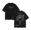 Frieren Tee Washed – Frieren Beyond Journey’s End Vintage Washed Heavy Cotton Oversized Anime Manga T-Shirt