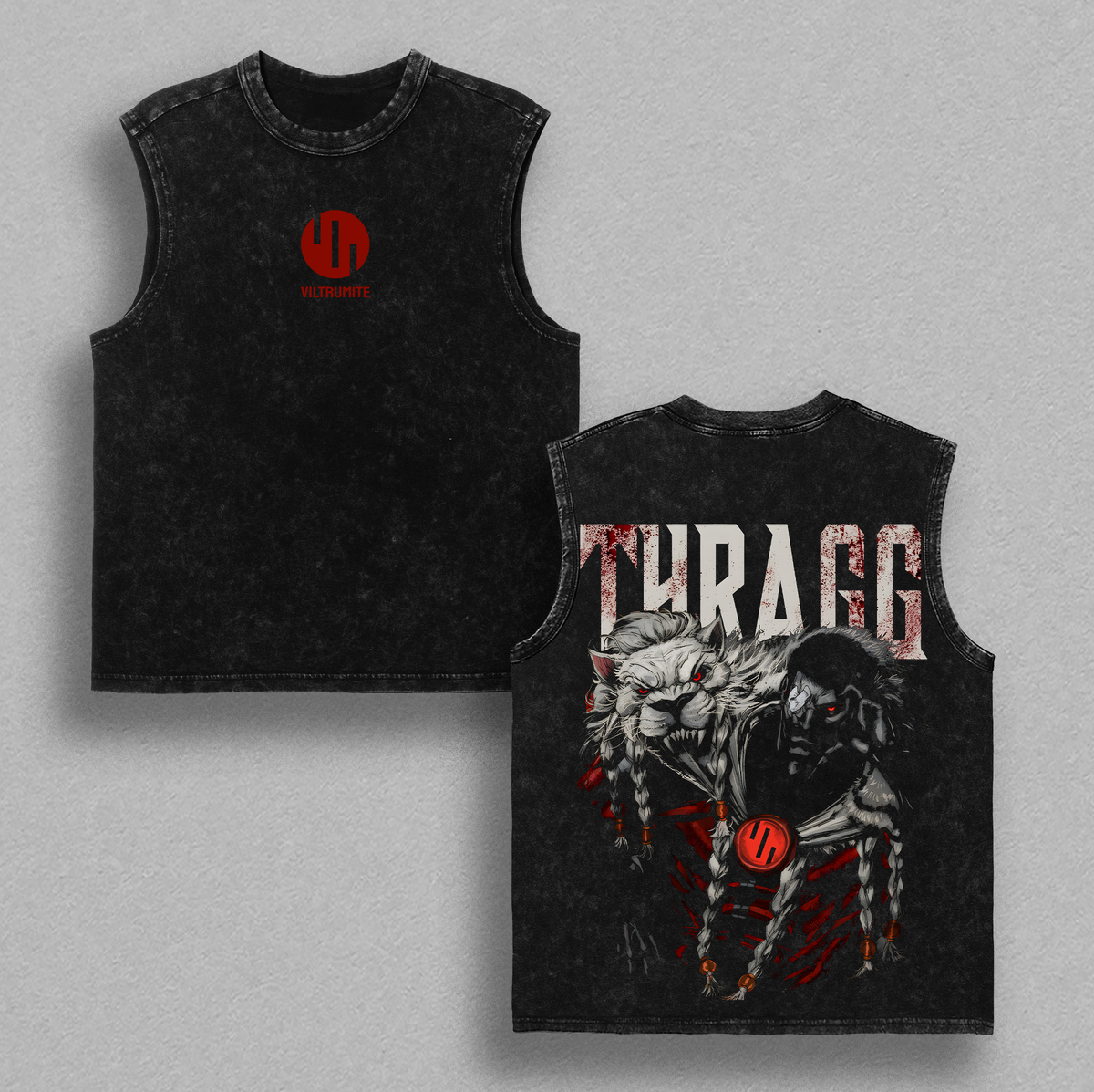 Thragg Tshirt Washed, Invincible T-Shirt, Thragg Tee, Comics Wash T-Shirt