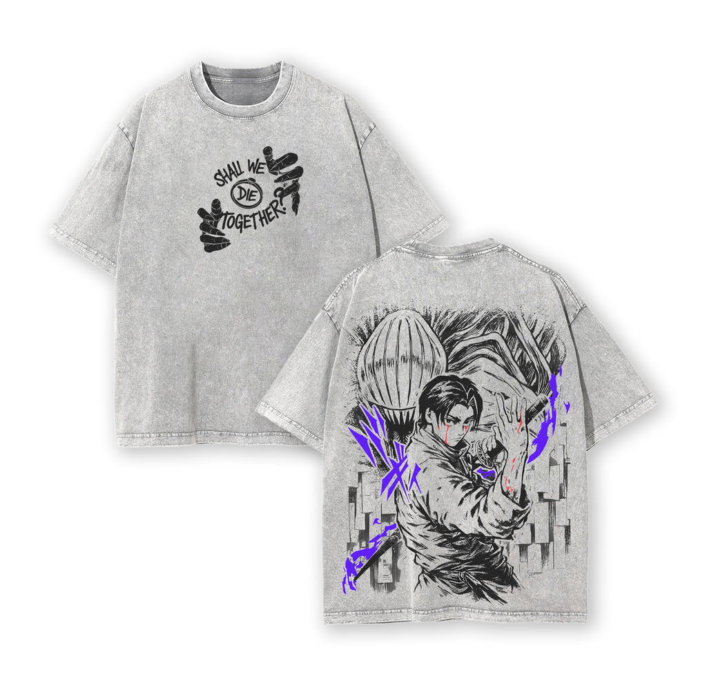 Yuta Okkotsu Jujutsu Kaisen The Culling Game Anime Vintage Washed Tee
