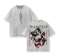 Retro Boa Hancock One Piece Washed Tee, Oversized Heavyweight Cotton Anime Streetwear Graphic Shirt