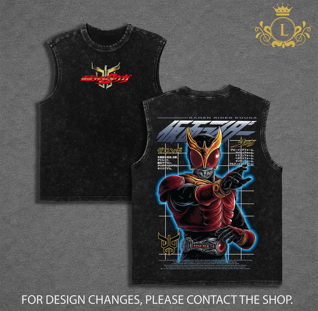 Kamen Rider Kuuga Tokusatsu Vintage Washed Tee