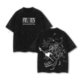 Frieren × Himmel Tee Washed – Beyond Journey’s End Vintage Washed Oversized Heavy Cotton Anime Manga T-Shirt