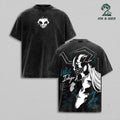 White Ichigo Hollow Bleach Anime Vintage Washed Tee