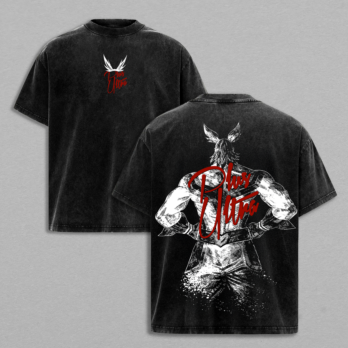All Might My Hero Academia Anime Vintage Washed T-Shirt & Hoodie