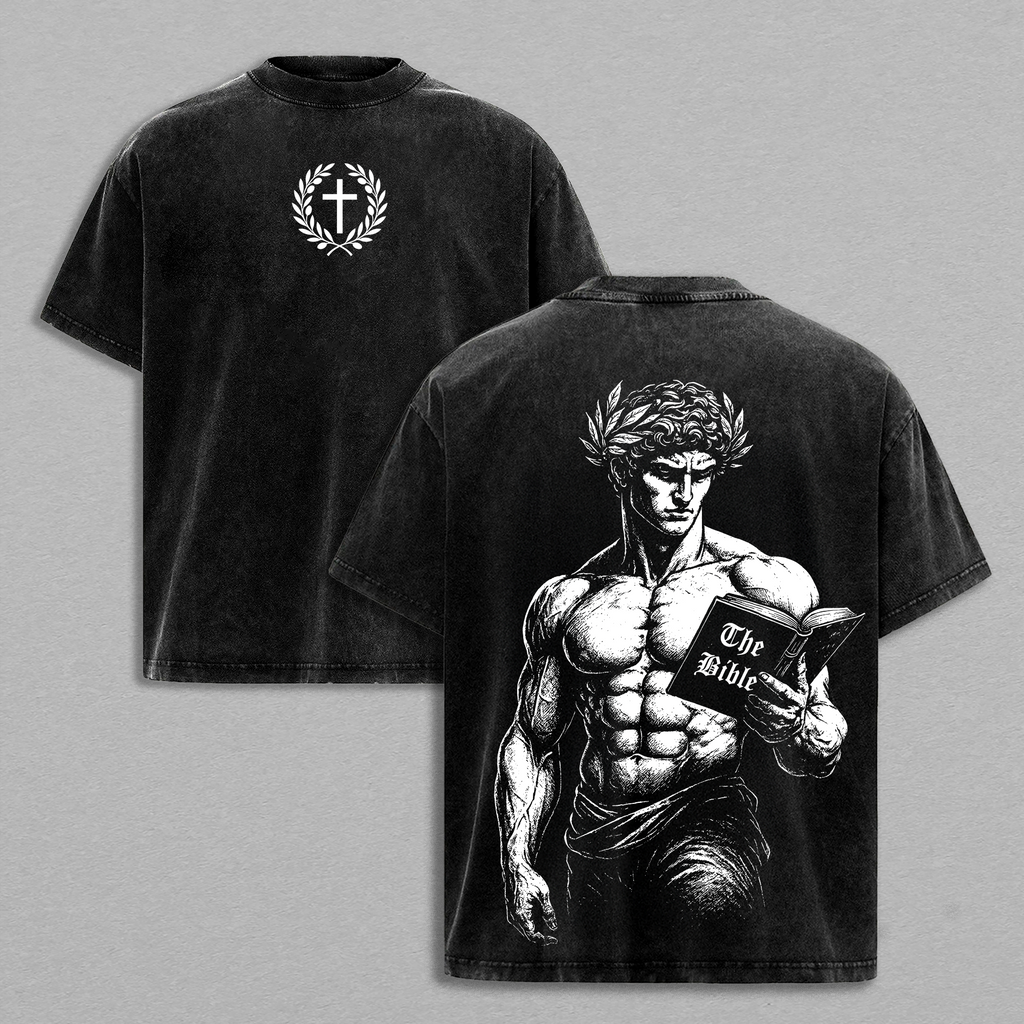 David With Bible Christian Vintage Washed Tee