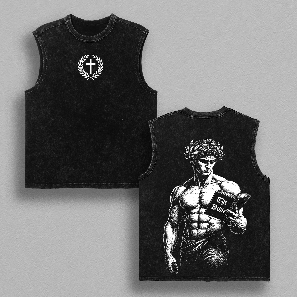 David With Bible Christian Vintage Washed Tee