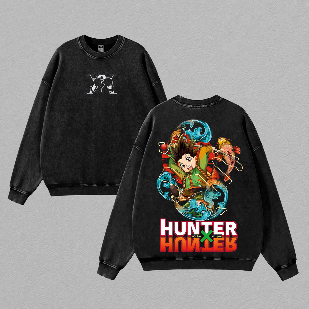 Gon Freecss Hunter X Hunter Anime Vintage Washed Tee