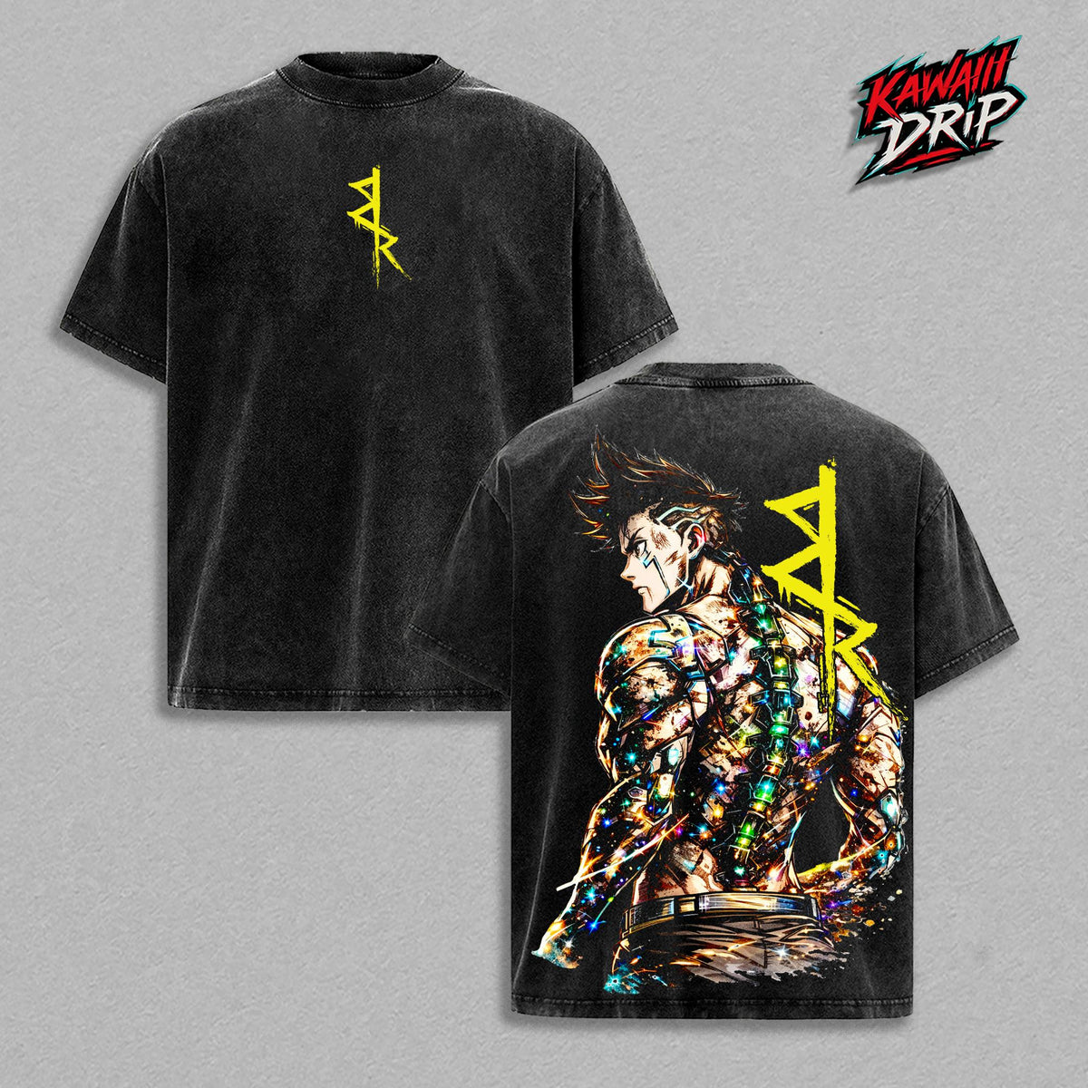 David Martinez Cyberpunk Edgerunners Anime Vintage Washed Tee