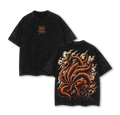 JINCHURIKI KURAMA NINE TAILED FOX - Naruto Shippuden Washed Tee