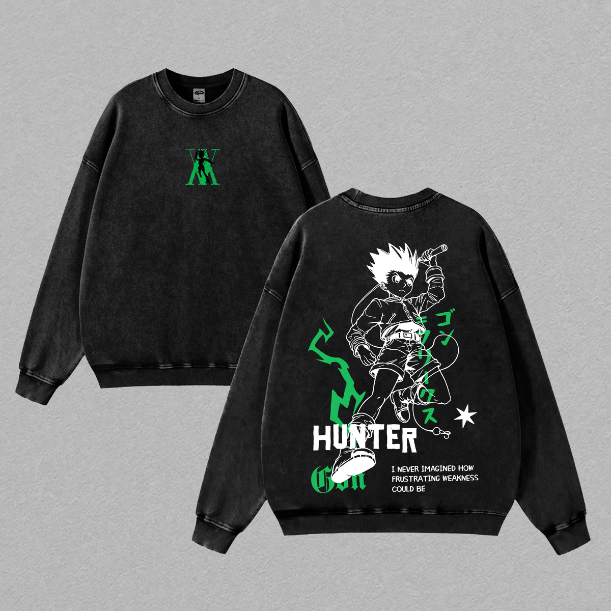 Gon Freecss Hunter x Hunter HXH Anime Vintage Washed Tee