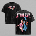Atome Eve x Mark Grayson Invincible War Comic Double Printed Oversize Lightweight Acid Washed Tee TV Series Graphic Tee T-Shirt