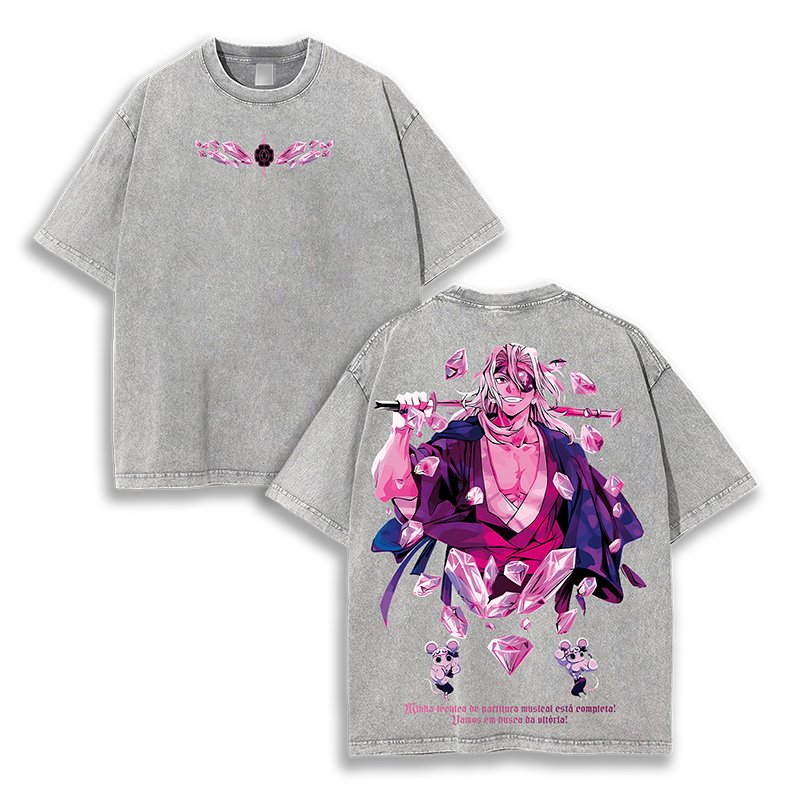 Giyu Tomioka – Water Hashira Demon Slayer Washed T-Shirt