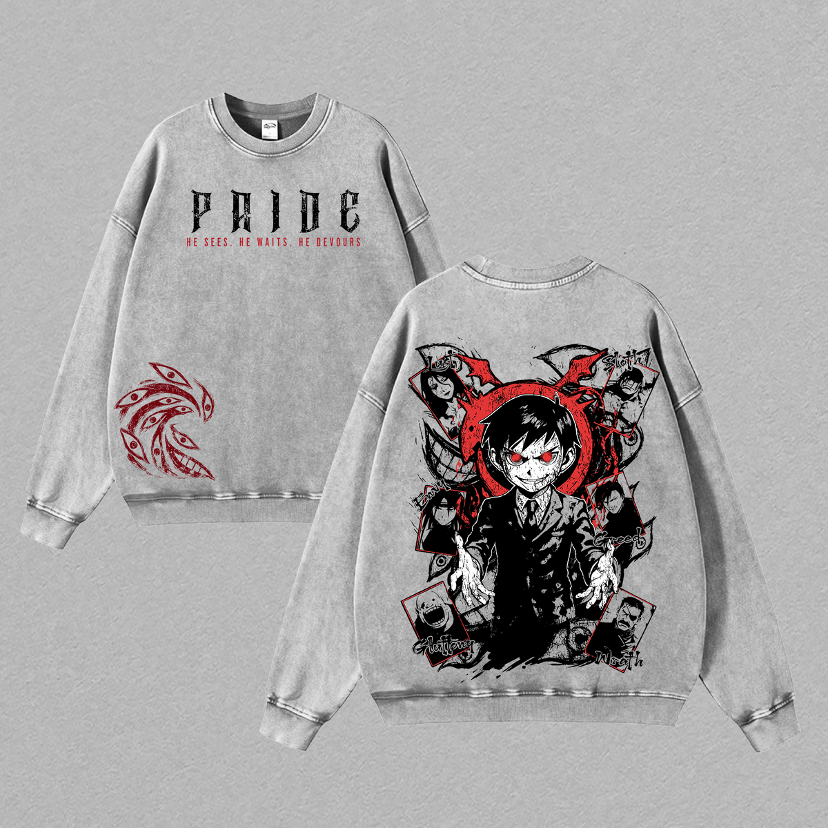 Pride Fullmetal Alchemist Brotherhood Anime Vintage Washed Tee