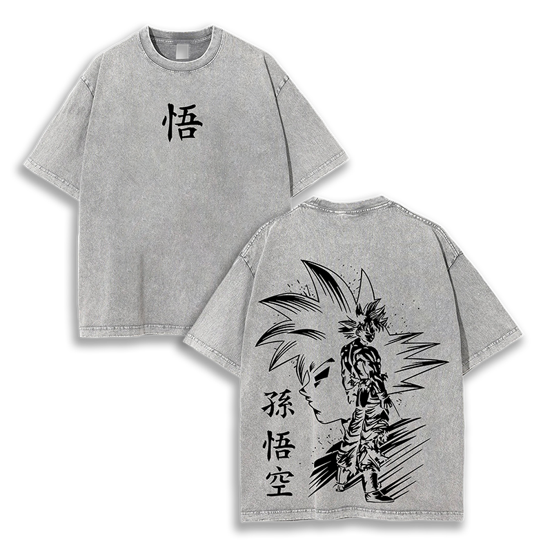 Son Goku - Dragon Ball Z Washed T-Shirt