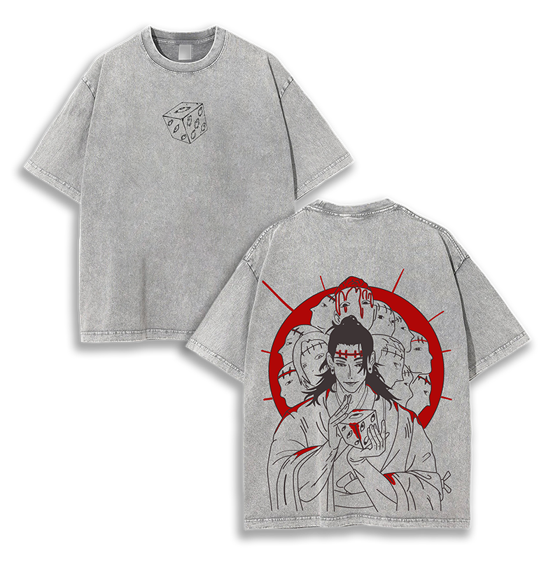 Geto Suguru Jujutsu Kaisen Anime Washed T-Shirt