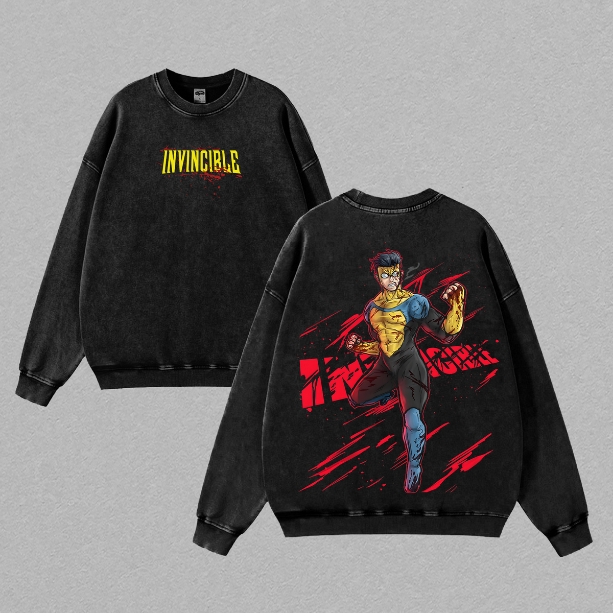 Invincible Mark Grayson Superhero Vintage Washed Tee