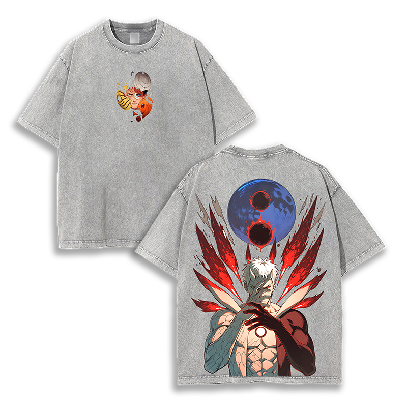 Obito Naruto  Anime Washed T-Shirt