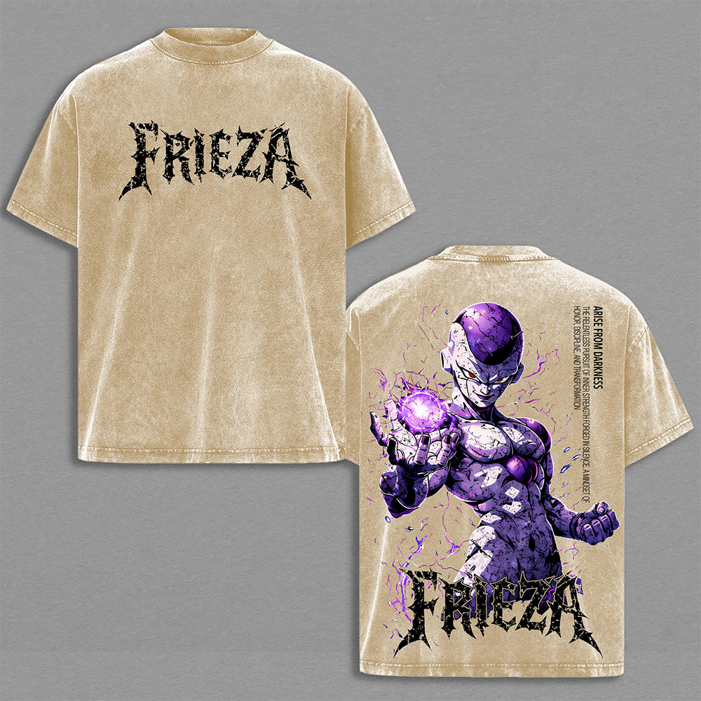Frieza Final Form DBZ Anime Vintage Washed Tee
