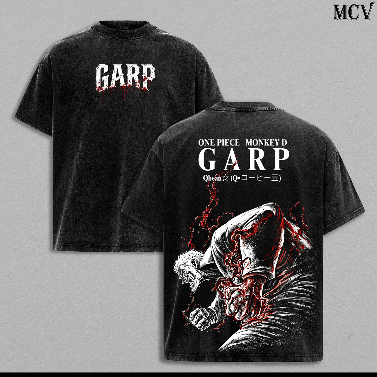 Garp OnePie Marine Legend Anime Vintage Washed Tee