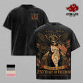 Albedo Overlord 250 Years Of Freedom Anime Vintage Washed Tee