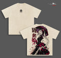 Shalltear Bloodfallen Overlord Anime Double Printed Vintage Washed Tee Unisex Oversize Anime Manga Washed Heavyweight Cotton T-shirt